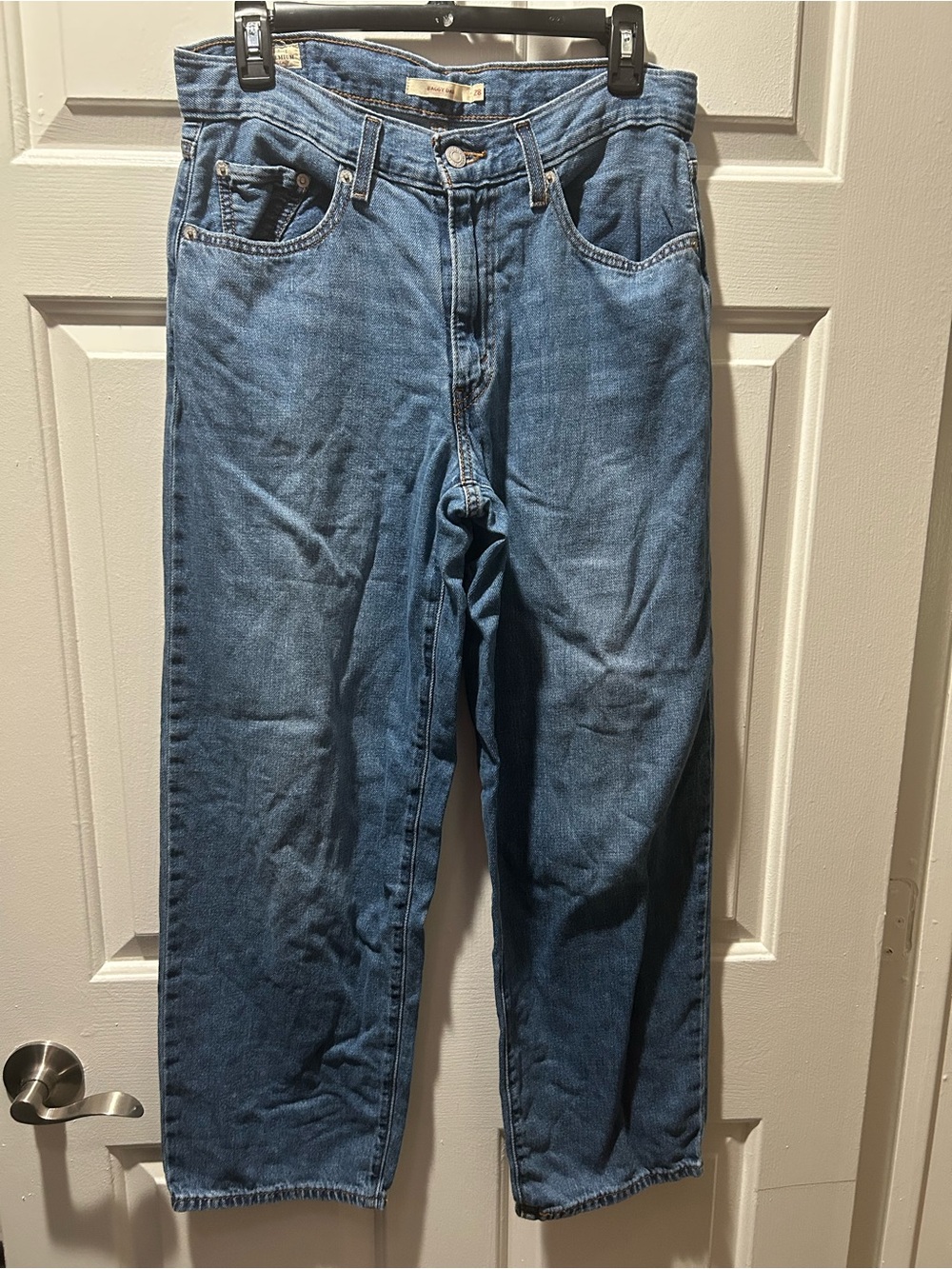 Levi's Women's Baggy Dad Linen+ Blend Denim Jeans Size 28